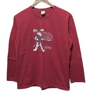 vintage 2000s Y2K Maynard the moose Ski old navy animal nature long sleeve Shirt